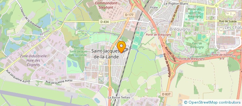localisation de l'entreprise MONSIEUR ELIELTON ELIELTON ALMEIDA DA CUNHA  SAINT-JACQUES-DE-LA-LANDE