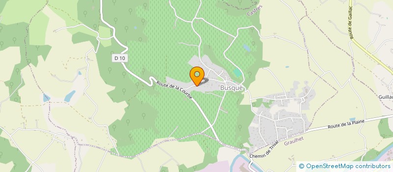 localisation de l'entreprise MONSIEUR ELIEN VAISSIERE  BUSQUE