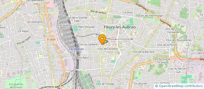 localisation de l'entreprise MONSIEUR ELIES BAJJOU ELIES à FLEURY-LES-AUBRAIS