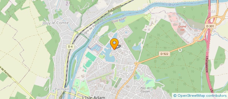 localisation de l'entreprise MONSIEUR ELIES BOUDAHMANE  L'ISLE-ADAM