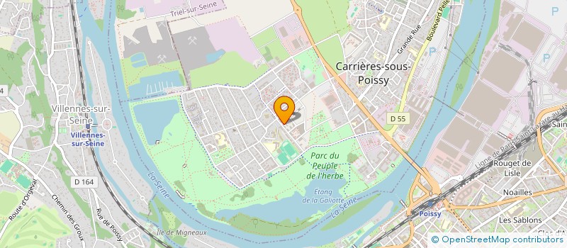 localisation de l'entreprise MONSIEUR ELIES BOUJIBAR  CARRIERES-SOUS-POISSY