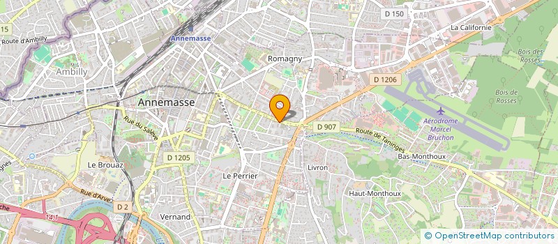 localisation de l'entreprise MONSIEUR ELIES BOUSSALIA  ANNEMASSE