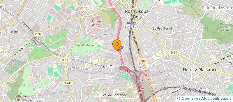 localisation de l'entreprise MONSIEUR ELIES HERICOURT à MONTREUIL