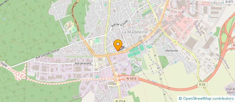 localisation de l'entreprise MONSIEUR ELIES IGUEDERZEN  EVREUX