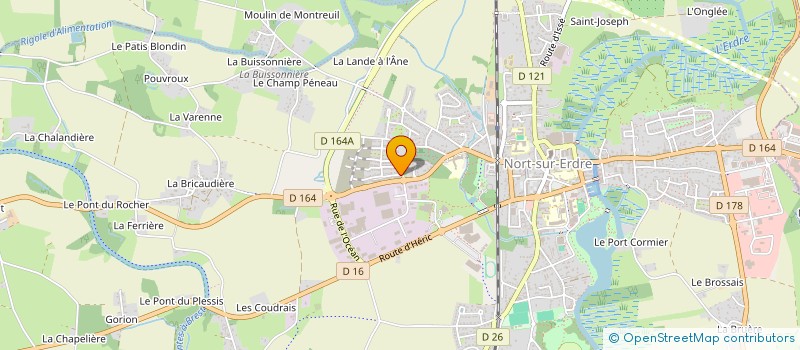 localisation de l'entreprise MONSIEUR ELIES MARZOUK  NORT-SUR-ERDRE