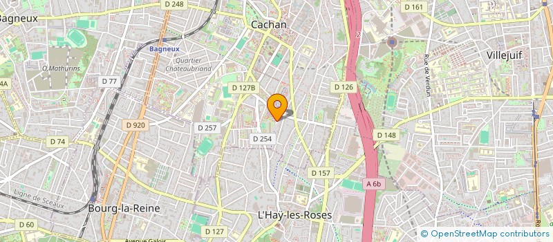 localisation de l'entreprise MONSIEUR ELIES NASSIRI à CACHAN