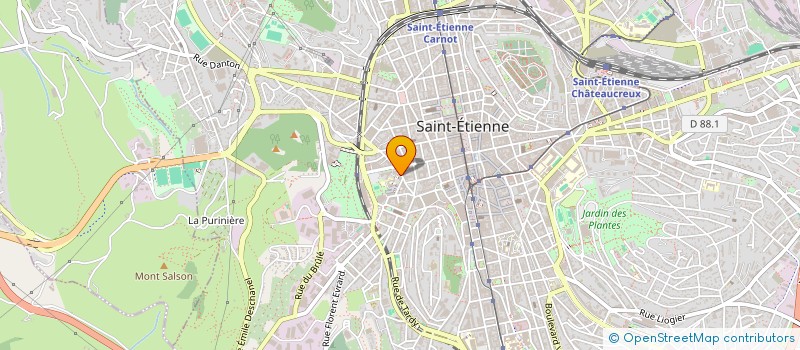 localisation de l'entreprise MONSIEUR ELIES OURRAD  SAINT-ETIENNE