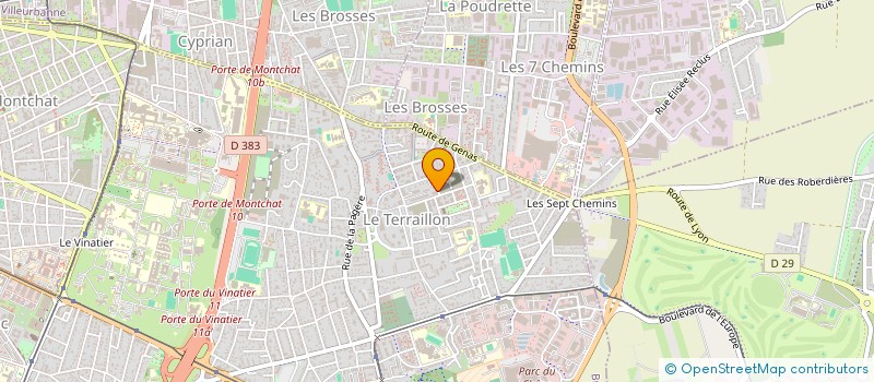 localisation de l'entreprise MONSIEUR ELIES SBAHI  BRON