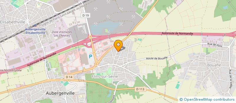 localisation de l'entreprise MONSIEUR ELIES ZEROUALI  FLINS-SUR-SEINE