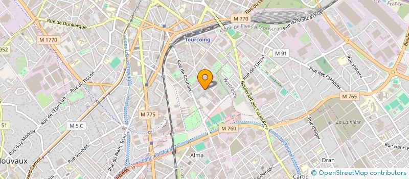 localisation de l'entreprise MONSIEUR ELIESS CHOUCHENE  TOURCOING