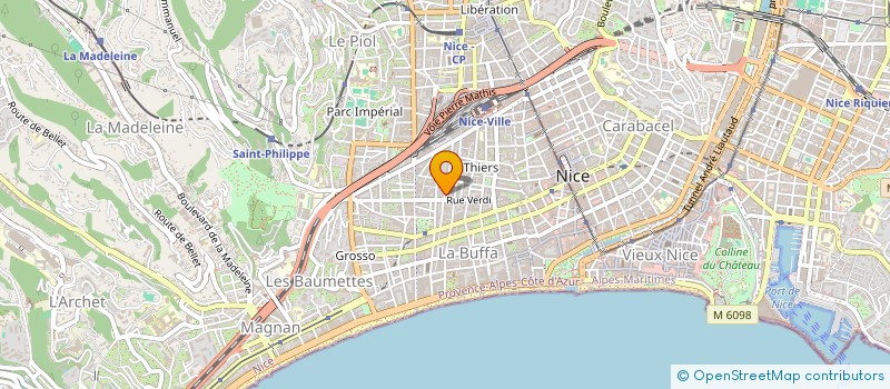 localisation de l'entreprise MONSIEUR ELIESS HUBER à NICE