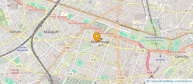 localisation de l'entreprise MONSIEUR ELIEZER BENSIMON à MONTROUGE