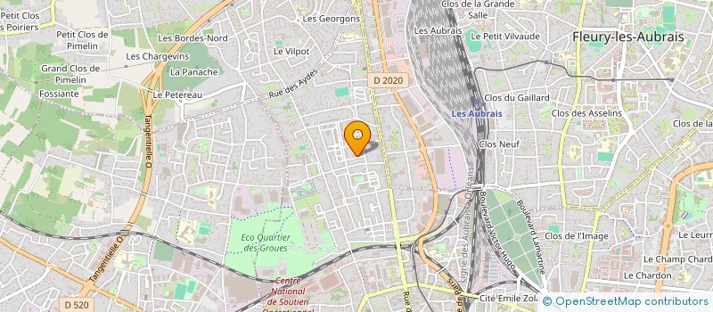 localisation de l'entreprise MONSIEUR ELIEZER MIRANDA TAVARES à ORLEANS