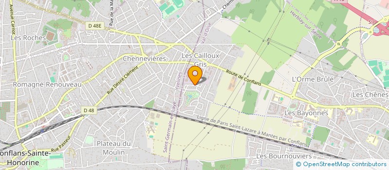 localisation de l'entreprise MONSIEUR ELIJAH RALEFOMANANA  HERBLAY-SUR-SEINE