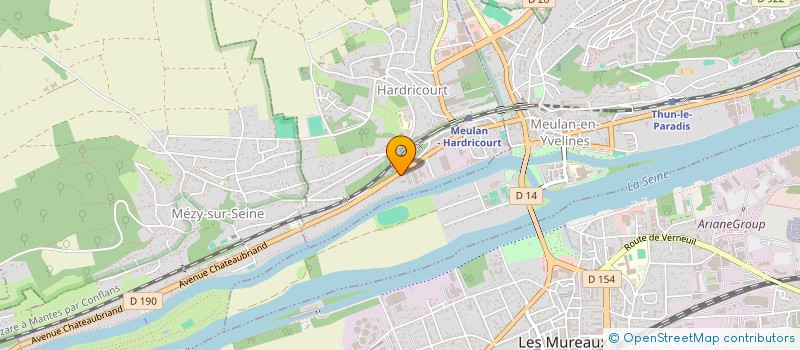 localisation de l'entreprise MONSIEUR ELIMANE KANE  HARDRICOURT