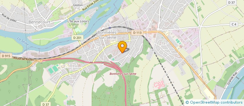 localisation de l'entreprise MONSIEUR ELIMANE TALL  BONNIERES-SUR-SEINE