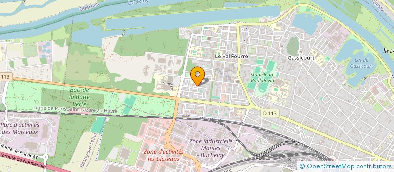 localisation de l'entreprise MONSIEUR ELIMANE THIAM  MANTES-LA-JOLIE