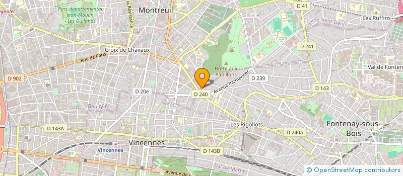 localisation de l'entreprise MONSIEUR ELIMANEL DIOP à MONTREUIL