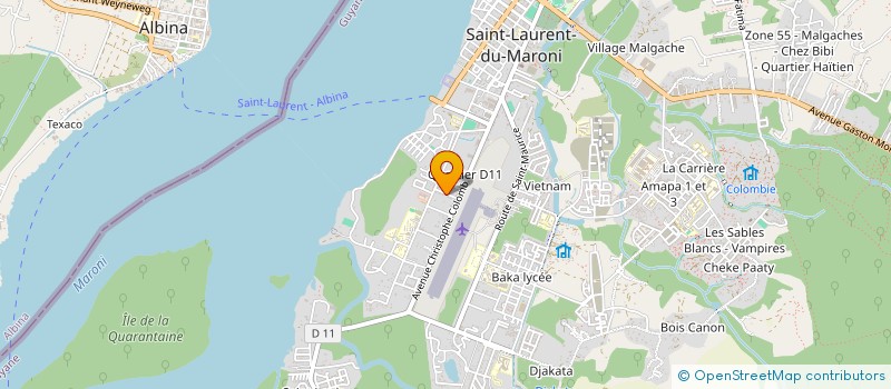 localisation de l'entreprise MONSIEUR ELINOR BREZIL à SAINT-LAURENT-DU-MARONI