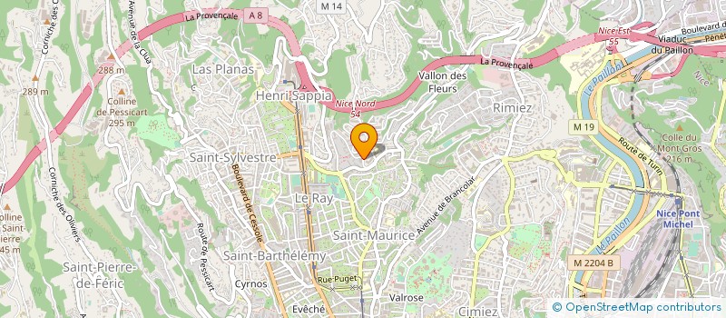 localisation de l'entreprise MONSIEUR ELIO BETTASSA à NICE