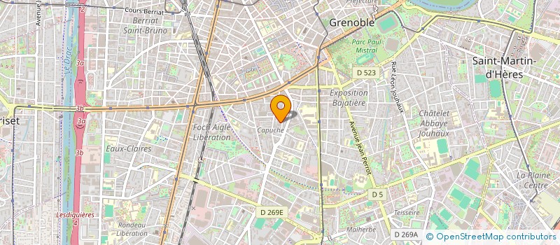 localisation de l'entreprise MONSIEUR ELIO CANALS  GRENOBLE