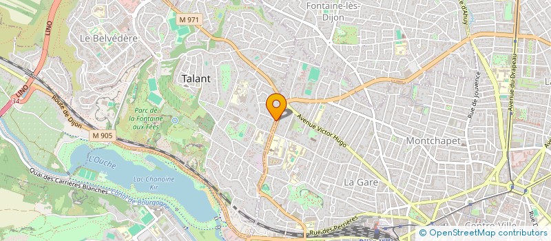 localisation de l'entreprise MONSIEUR ELIO COGERINO  TALANT