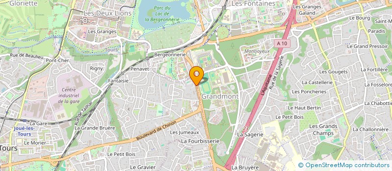 localisation de l'entreprise MONSIEUR ELIO LAZZARIS  JOUE-LES-TOURS