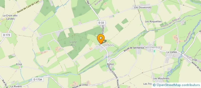 localisation de l'entreprise MONSIEUR ELIO MARTEL  AURSEULLES