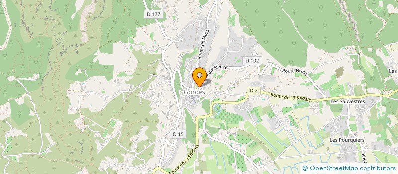 localisation de l'entreprise MONSIEUR ELIO PARENTE  GORDES