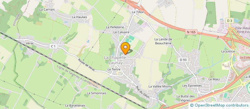 localisation de l'entreprise MONSIEUR ELIO THOMAS  LA CHAPELLE-LAUNAY