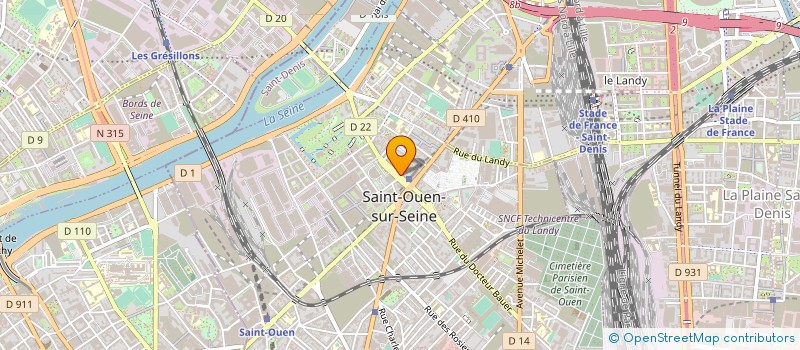 localisation de l'entreprise MONSIEUR ELIO VELLANI à SAINT-OUEN-SUR-SEINE