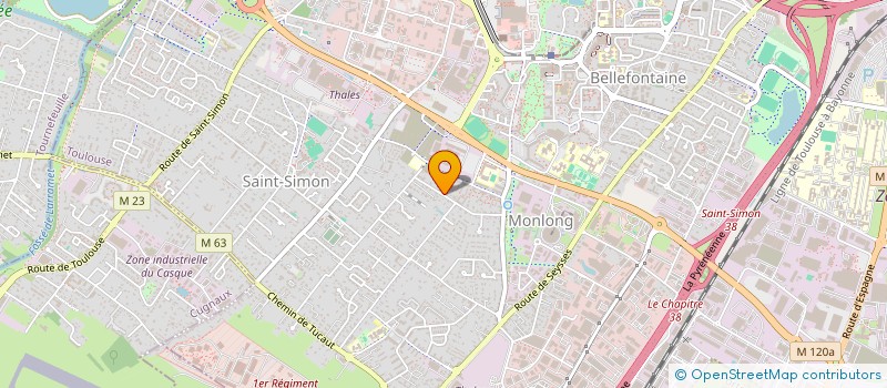 localisation de l'entreprise MONSIEUR ELIOT BARNABE à TOULOUSE