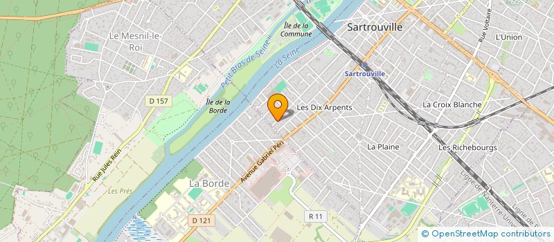 localisation de l'entreprise MONSIEUR ELIOT BERTOIS  SARTROUVILLE