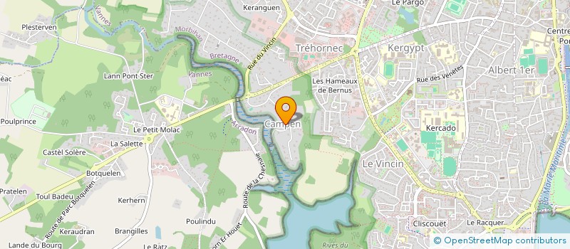 localisation de l'entreprise MONSIEUR ELIOT BOUJU  VANNES