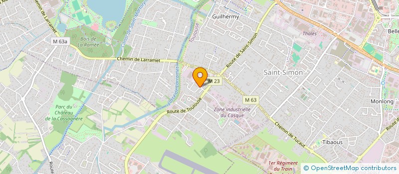 localisation de l'entreprise MONSIEUR ELIOT BOURNAC  CUGNAUX