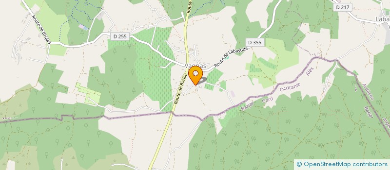 localisation de l'entreprise MONSIEUR ELIOT BROUCHIER  VAGNAS