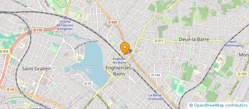 localisation de l'entreprise MONSIEUR ELIOT BRUCHIER à ENGHIEN-LES-BAINS
