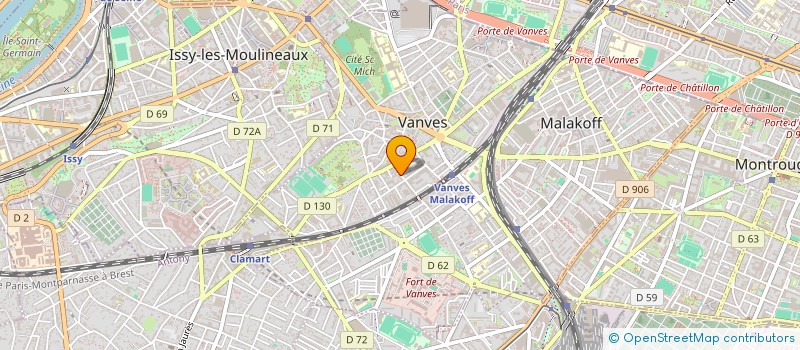 localisation de l'entreprise MONSIEUR ELIOT BRUN à VANVES