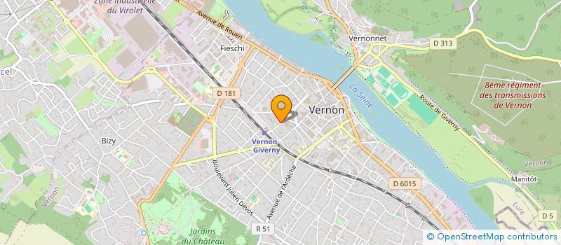 localisation de l'entreprise MONSIEUR ELIOT DANOUS  VERNON