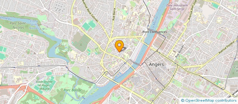 localisation de l'entreprise MONSIEUR ELIOT DUVERGER à ANGERS