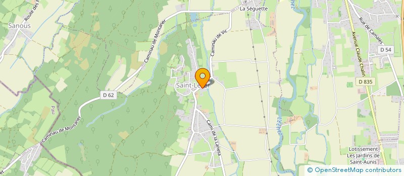 localisation de l'entreprise MONSIEUR ELIOT HOCEDE  SAINT-LEZER