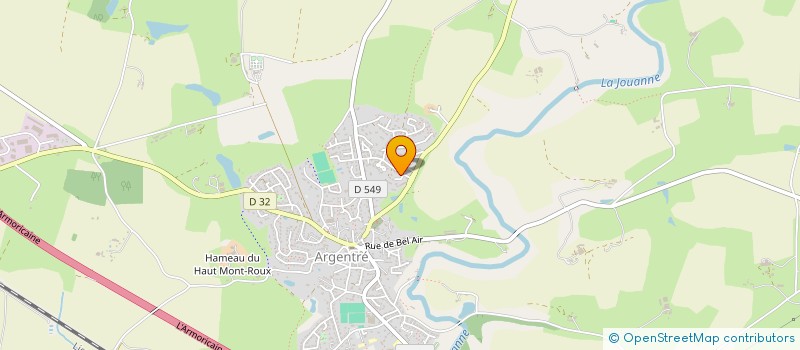 localisation de l'entreprise MONSIEUR ELIOT HOURS  ARGENTRE