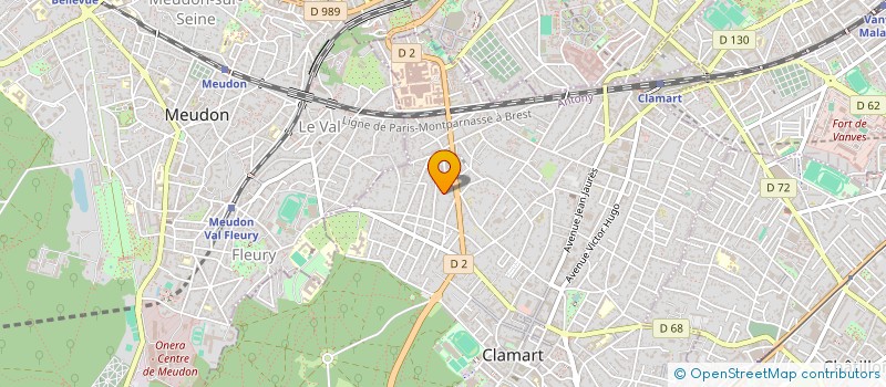 localisation de l'entreprise MONSIEUR ELIOT HUBERT à CLAMART