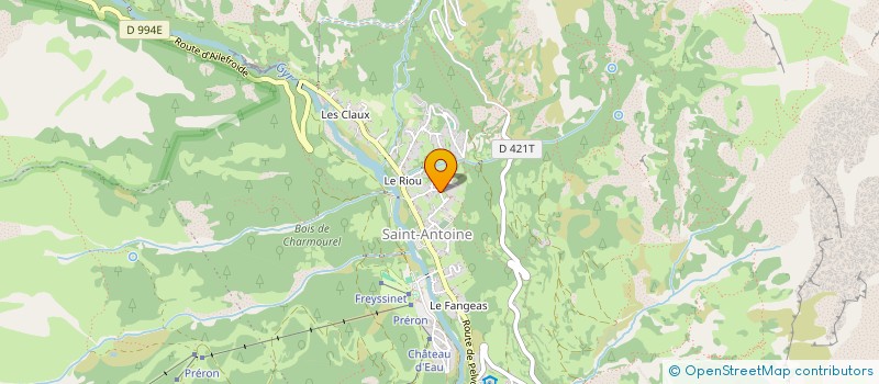 localisation de l'entreprise MONSIEUR ELIOT HUGUES  VALLOUISE-PELVOUX