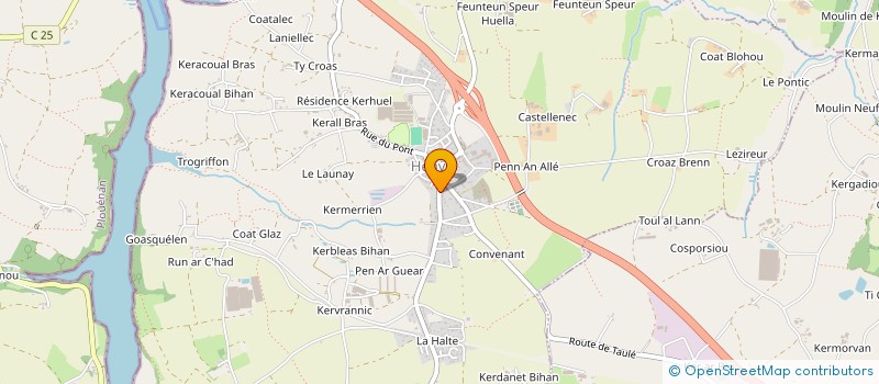 localisation de l'entreprise MONSIEUR ELIOT LE BOURHIS  HENVIC