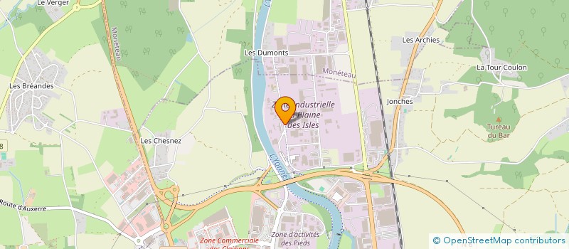 localisation de l'entreprise MONSIEUR ELIOT LOWYCK à AUXERRE