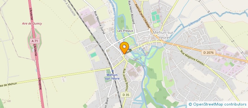 localisation de l'entreprise MONSIEUR ELIOT MARILLIER  MEHUN-SUR-YEVRE