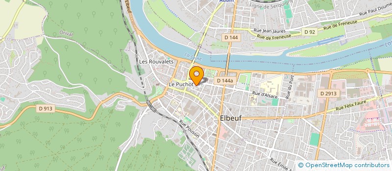 localisation de l'entreprise MONSIEUR ELIOT MARTIN  ELBEUF