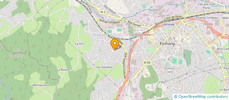 localisation de l'entreprise MONSIEUR ELIOT MARTINEZ  FRAISSES