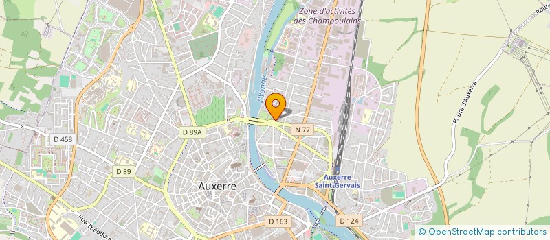 localisation de l'entreprise MONSIEUR ELIOT NACASCH à AUXERRE